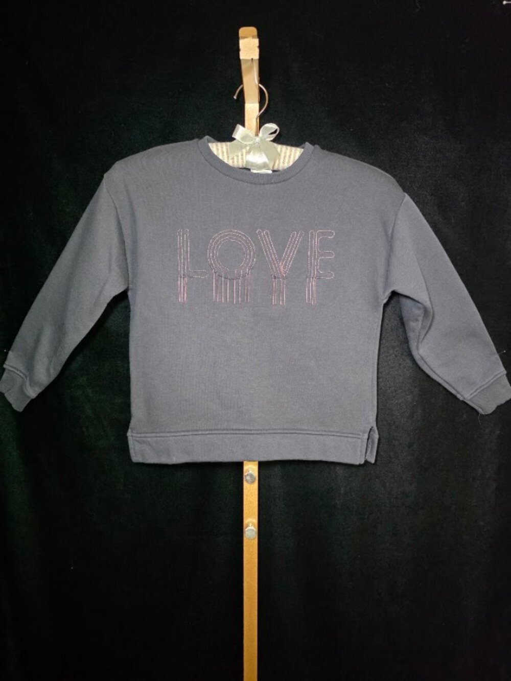 Zara Kids Beaded Chain Sweatshirt 9
